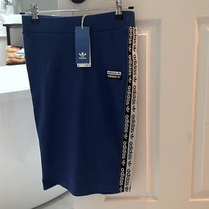 Blue Adidas Pencil skirt NWT